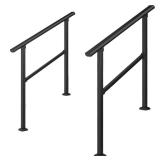Adjustable Metal Handrails for Outdoor Steps