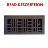 ASSORTED Art Nouveau 4x10 Steel Floor Register, C