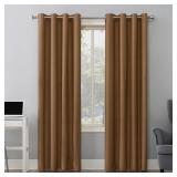 Sun Zero 84' Pecan Blackout Curtain Panel