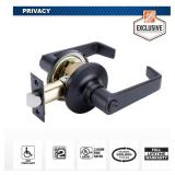 Light Duty Privacy Lever, ADA, Matte Black