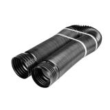 FLEX 4 in. x 12 ft. Black Copolymer Pipe