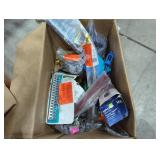 Box Lot Assorted Small Home Improvement Items