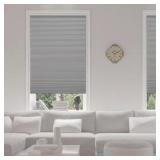 Pewter Cordless Blackout Cellular Shades 48x48