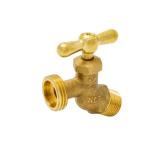 1/2 in. x 1/2 in. MIP Brass Hose Bibb Valve