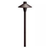Low Voltage 6.75' Textured Bronze Path Light