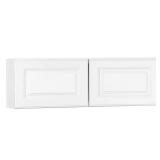 Hampton Bay 36'W Wall Cabinet, Satin White