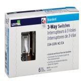 Leviton 15A Three-Pole Toggle Quiet Switch (6)