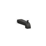 Pitch Wall Mount Diverter Tub Spout in Matte Blac