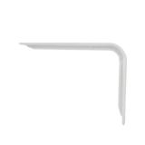 8 in WHITE RIDGEWAY SHELF BRACKET