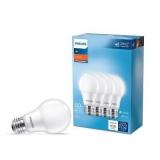 Philips LED 60W A19 Frosted 2700K E26 4-Pack