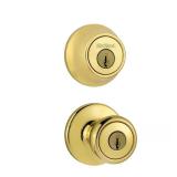 Tylo Polished Brass Door Knob Combo Pack