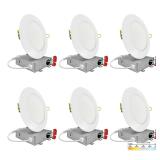 NUWATT Ultra Slim Airtight Downlight 6-Pack