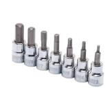 3/8 in. Drive Hex Bit Socket Set (7-Piece)