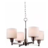 Oron 4-Light Brushed Nickel Chandelier