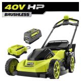 40V Cordless 20' Lawn Mower w/ 8.0Ah Battery