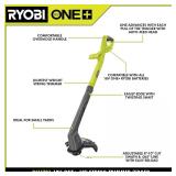 RYOBI ONE+ 18V 10' Cordless Trimmer/Edger