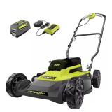 40V 18' 2-in-1 Mower w/ 6.0Ah Battery