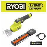 RYOBI USB Lith Shear Shrubber Kit 2.0Ah