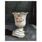 Ceramic Hand Figurine Vase