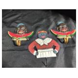 Black Americana Wall Hooks