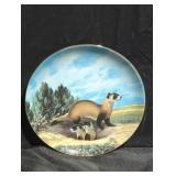 Limited Edition Black-Footed Ferret Plate