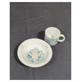 Cabbage Patch Kids Ceramic Bowl and Mug Set