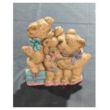 Cast iron 3 bears decor.
