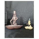 Cast iron Mr.Peanut trinket Dishes