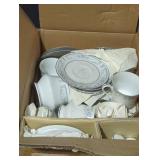 Blue whisper fine china set.