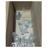 Misc. Glassware box lot.