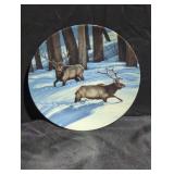 "Changing Direction: Elk" Collector Plate.