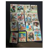Collection of Vintage Football Trading Cards