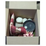Assorted Craft and Decor Items box lot