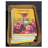 Box lot of vintage official programs for local