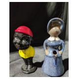 Black Americana Bobble Head and Statue