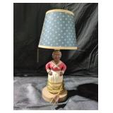 Black Americana Table Lamp