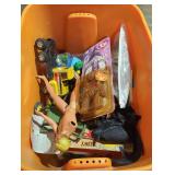 Vintage kids toys tote lot.