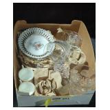 Decorative Glass and Porcelain Assortment