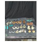 Huge lot of costume jewelry earrings.