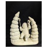 Snowbabies Statue "When The Bough Breaks"