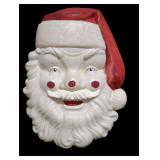 Blowmold Santa Head Yard Decor