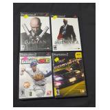 4 PlayStation 2 games.