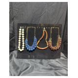 Costume jewelry necklaces lot.