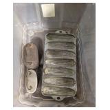 Vintage Metal Coin Banks and Corn Bread Pan