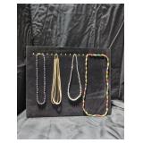 Costume jewelry necklaces lot.