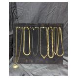 Costume necklaces jewelry lot.