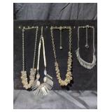 Costume jewelry necklaces lot.