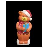Blowmold Christmas Bear Yard Decor