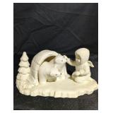 Snowbabies Statue "Look what I Found"
