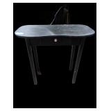 1 Drawer Black Table